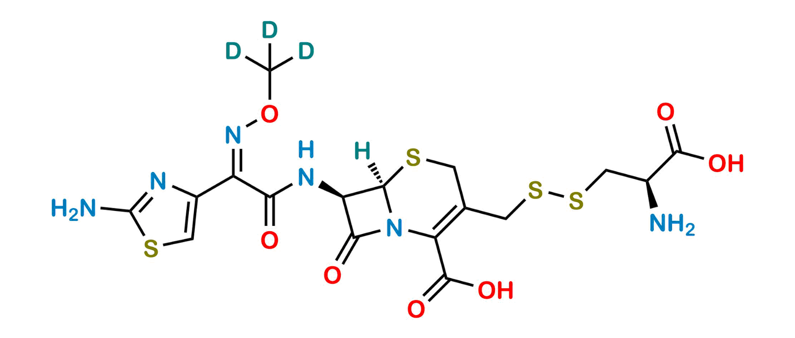 Desfuroyl Ceftiofur Cysteine Disulfide-D3